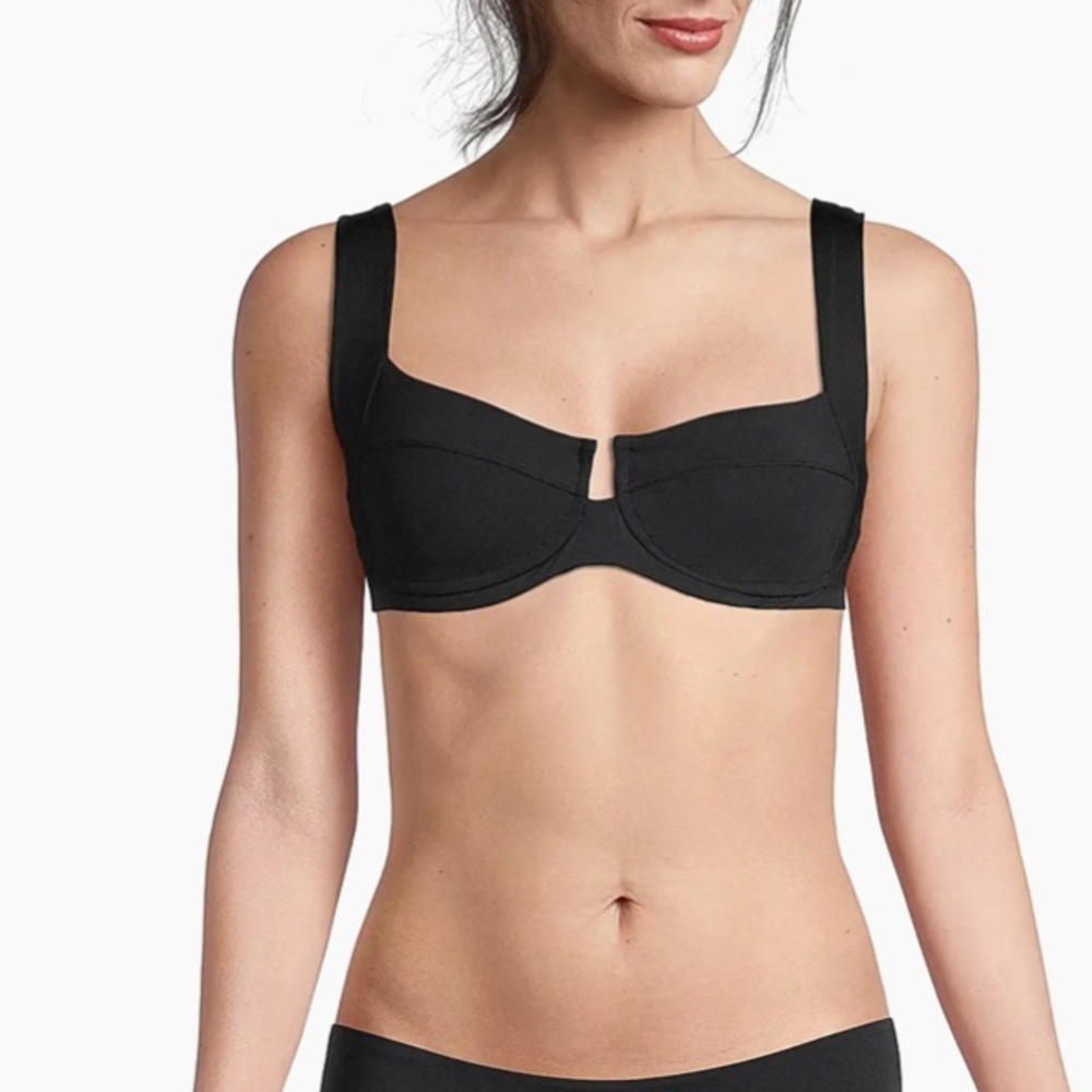 L*Space Sensual Solids Camellia Bikini Top - Picture 7 of 9